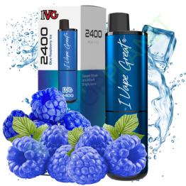 Desechable IVG 2400 Pod Kit BLUE RASPBERRY ICE - 4 IN 1 - 20mg