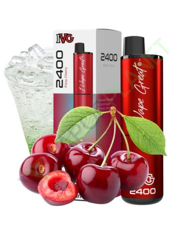 Desechable IVG 2400 Pod Kit FIZZY CHERRY - 4 IN 1 - 20mg
