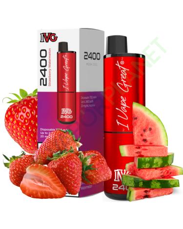 Desechable IVG 2400 Pod Kit STRAWBERRY WATERMELON - 4 IN 1 - 20mg