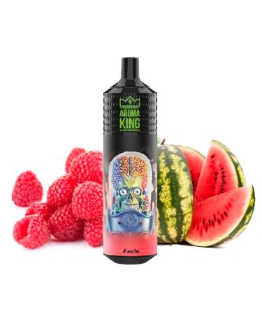 Desechable Mars Raspberry Watermelon 9000 Puff - SIN NICOTINA - Aroma King