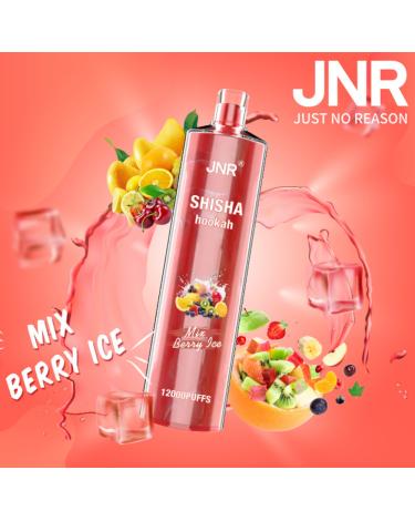 Desechable MIX BERRY ICE Shisha Hookah JNR 12000 Puff SIN NICOTINA