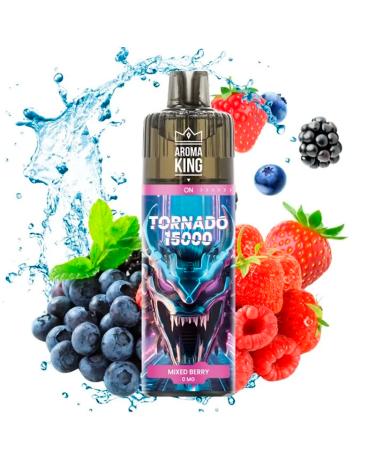 Desechable Mixed Berry 15000 Puff SIN NICOTINA - Aroma King