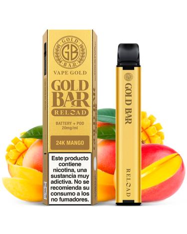 Desechable Reload Battery + Cartucho Mango Pod 2ml 20mg - Gold Bar