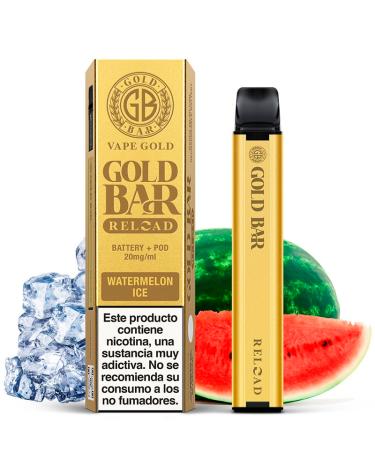 Desechable Reload Battery + Cartucho Watermelon Ice Pod 2ml 20mg - Gold Bar