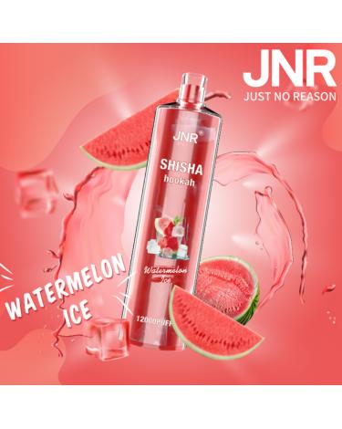 Desechable WATERMELON ICE Shisha Hookah JNR 12000 Puff SIN NICOTINA