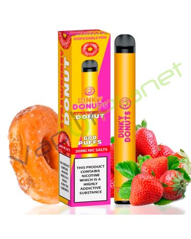 Dinky Donut STRAWBERRY DONUT 20mg Salt - Desechable