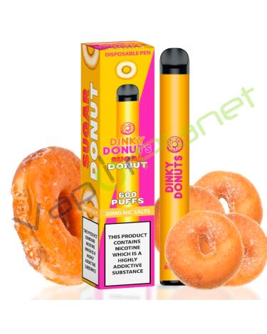 Dinky Donut SUGAR DONUT 20mg Salt - Desechable