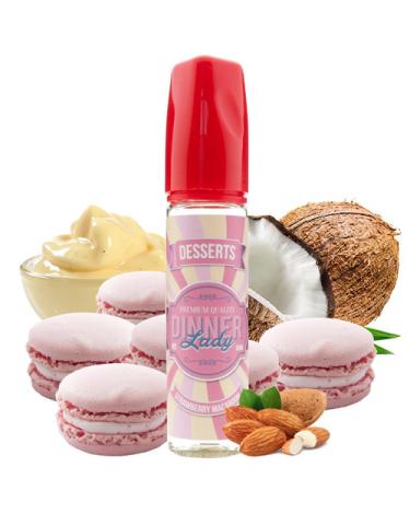 → Dinner Lady STRAWBERRY MACAROON 50ml + Nicokit Gratis