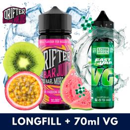 Drifter Bar Kiwi Passion Guava Ice 24ml Longfill + VG FAST 70ML