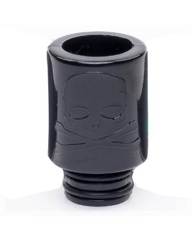 Drip tip 510 Skull Black