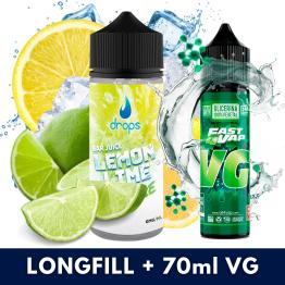 Drops Bar Juice Lemon Lime Ice Aroma 60ml + VG FAST 70ML