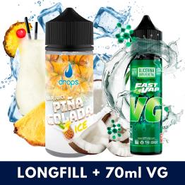 Drops Bar Juice Piña Colada Ice Aroma 60ml + VG FAST 70ML