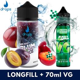 Drops Bar Juice Plum Ice Aroma 60ml + VG FAST 70ML