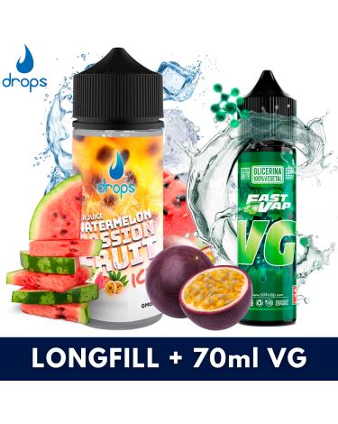 Drops Bar Juice Watermelon Passion Fruit Aroma 60ml + VG FAST 70ML