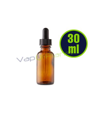 Gotero Cristal AMBAR 30ml - Botes Cristal Vapeo