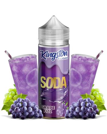 Grape Fizz - Kingston E-liquids 100ml + Nicokits Gratis