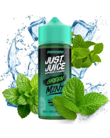 Green Mint Just Juice Mint Range 100ml + Nicokits