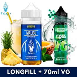 Halo MALIBU Aroma 40ml Longfill + VG FAST 70ML