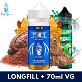 Halo Prime 15 Aroma 40ml Longfill + VG FAST 70ML