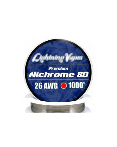 Hilo Resistivo NICHROME 80 75Metros - Lightning Vapes 26 AWG