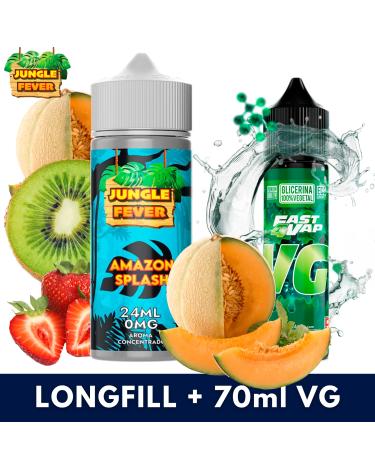 Jungle Fever Amazon Splash 24ml (Longfill) + VG FAST 70ML