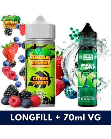 Jungle Fever Citrus Forest 24ml (Longfill) + VG FAST 70ML