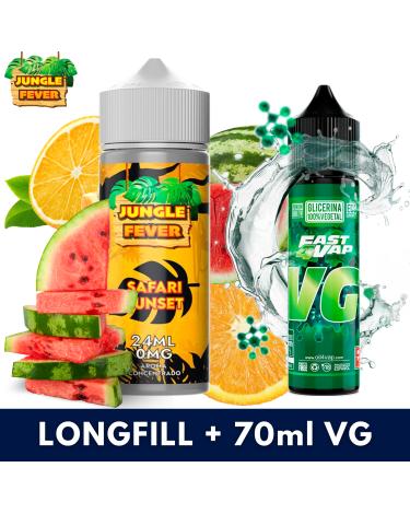 Jungle Fever Safari Sunset 24ml (Longfill) + VG FAST 70ML