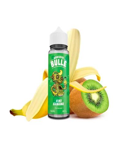 Kiki Banana 0mg 50ml+ Nicokit (60ml a 3mg) - Monsieur Bulle