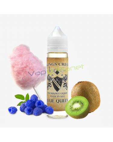 King Crest BLUE QUEEN 50ml + 10ml Nicokit Gratis