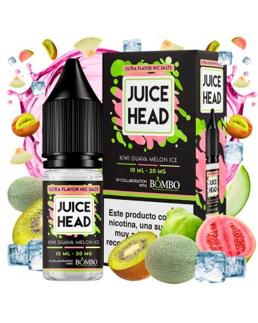 Kiwi Guava Melon Ice 10ml - Juice Head Nic Salts & Bombo