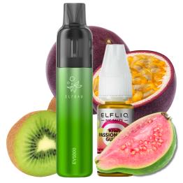 Kiwi Passion Fruit Guava 20mg - EV5000 by Elfbar 5000 Puff