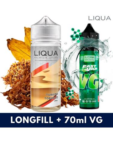 Liqua Turkish Tobacco Aroma 24ml (Longfill) + VG FAST 70ML