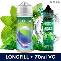 Liqua Two Mints Aroma 24ml (Longfill) + VG FAST 70ML