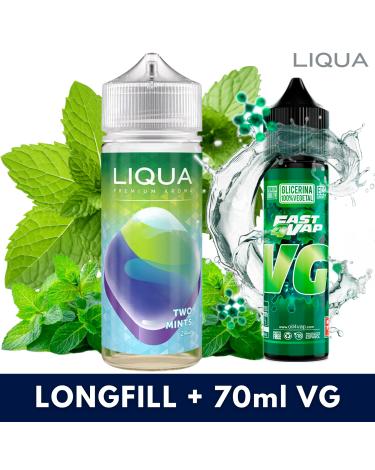 Liqua Two Mints Aroma 24ml (Longfill) + VG FAST 70ML