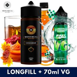 Montreal Original Canadian Aroma 30ml (Longfill) + VG FAST 70ML