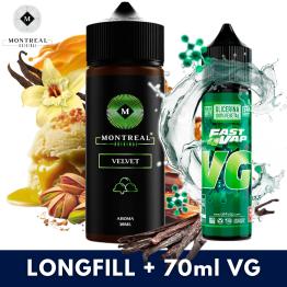 Montreal Original Velvet Aroma 30ml (Longfill) + VG FAST 70ML