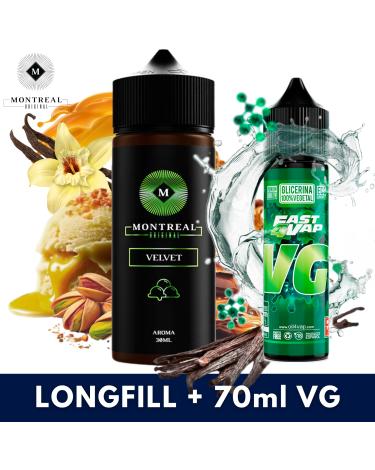 Montreal Original Velvet Aroma 30ml (Longfill) + VG FAST 70ML