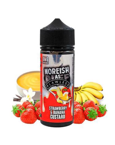 Moreish As Flawless Custards STRAWBERRY & BANANA 100ml + Nicokits Gratis