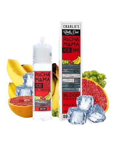 ▲ PACHAMAMA eJuice ICE BLOOD ORANGE BANANA 50 ml + Nicokit Gratis