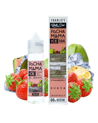 ▲ PACHAMAMA ICE STRAWBERRY GUAVA JACKFRUIT 50 ml + Nicokit Gratis