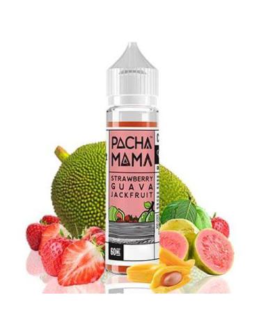 ▲ PACHAMAMA STRAWBERRY GUAVA JACKFRUIT 50 ml + Nicokit Gratis