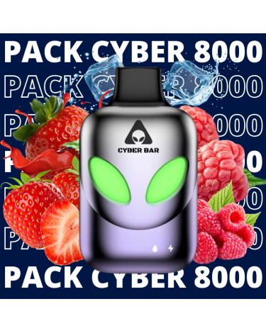 PACK 9 UDS CYBER 8000 - 8000 Puff cada uno - SIN NICOTINA