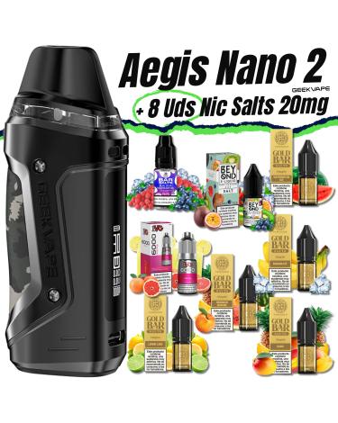 Pack de Inicio Aegis Nano 2 Geekvape + 8 uds Sales 10ml 20mg