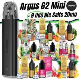 Pack de Inicio Argus G2 Mini + 9 uds Sales 10ml 20mg