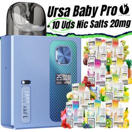 Pack de Inicio Ursa Baby PRO Lost Vape + 10 uds Sales Barless 10ml 20mg