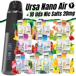 Pack de Inicio Ursa Nano Air LostVape + 10 uds Sales Barless 10ml 20mg