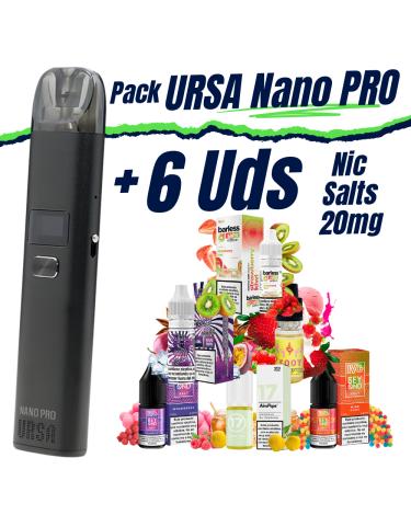 Pack de Inicio - Ursa Nano Pro + 6 uds Sales 10ml 20mg