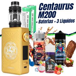 Pack Kit Centaurus M200 (Golden Knight) + 2 Baterías + 3 Líquidos (3x100ml)