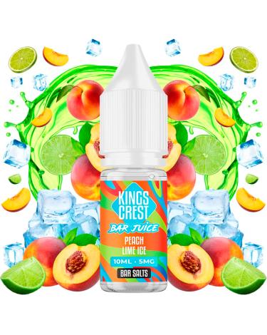 Peach Lime Ice 10ml - Kings Crest Bar Juice Nic Salts