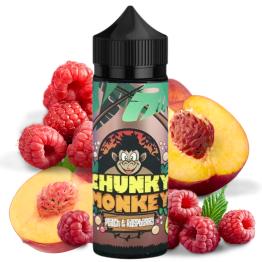 Peach Raspberry 100ml + Nicokits - Chunky Monkey